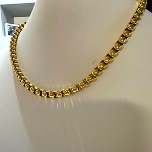 Yellow Gold tone necklace